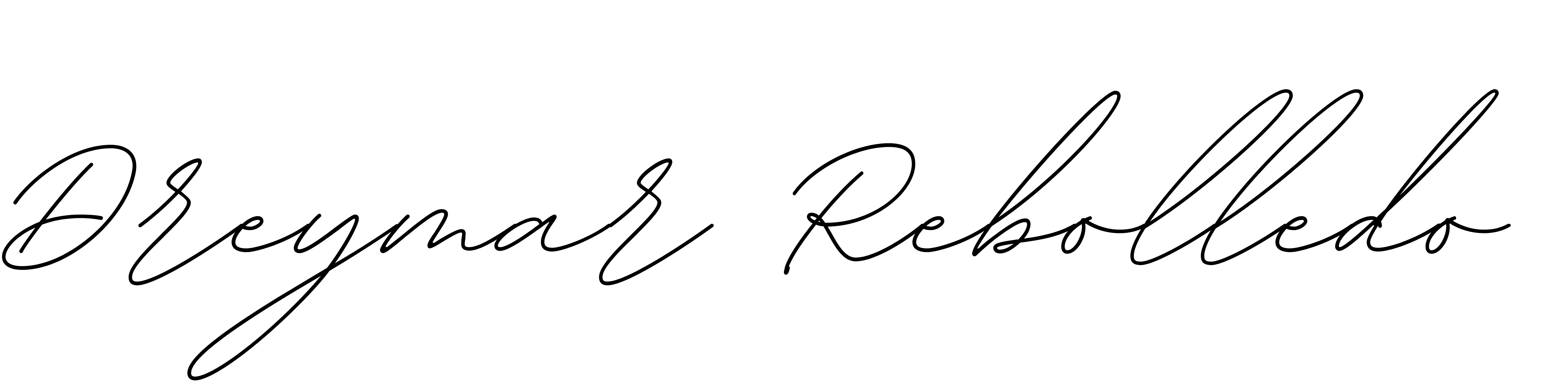 Firma de Dreymar Rebolledo